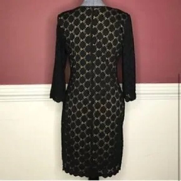 Ronni Nicole black and tan shift dress cute size 10 - Picture 2 of 4